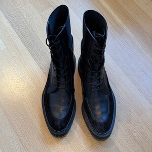 Givenchy Black High-Top Lace-Up Boots